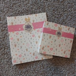 Vintage Precious Moments Collector's Club Organizer w Trading Cards